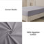 My Home Store Gylfi 300 Thread Count Egyptian-Quality Cotton Percale Fitted Sheet-773707577-773707576