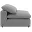 Marler Boucle Upholstered Armless Chair Grey-2049523167