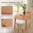 Nordic Style Rectangular Kitchen Table,Wood Dining Table With Large Tabletop