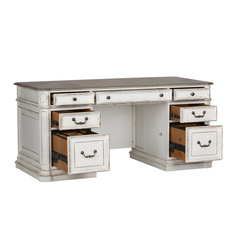 Bureau de direction Colchester avec plateau à clavier rabattable
