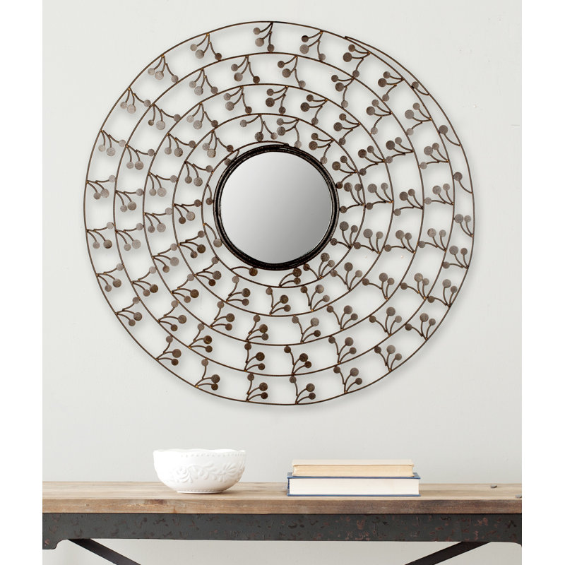 Barnabas Metal Flat Wall Mirror