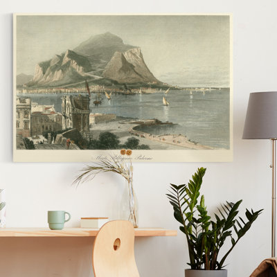 Monte Pelligrino Palermo - Wrapped Canvas Print