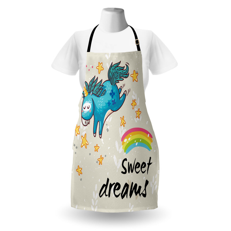 No Pattern Bib Apron