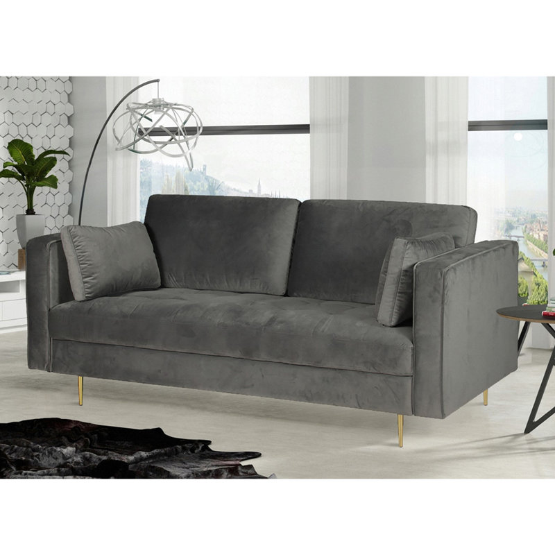 Athalia 2 Seater Loveseat, Grey