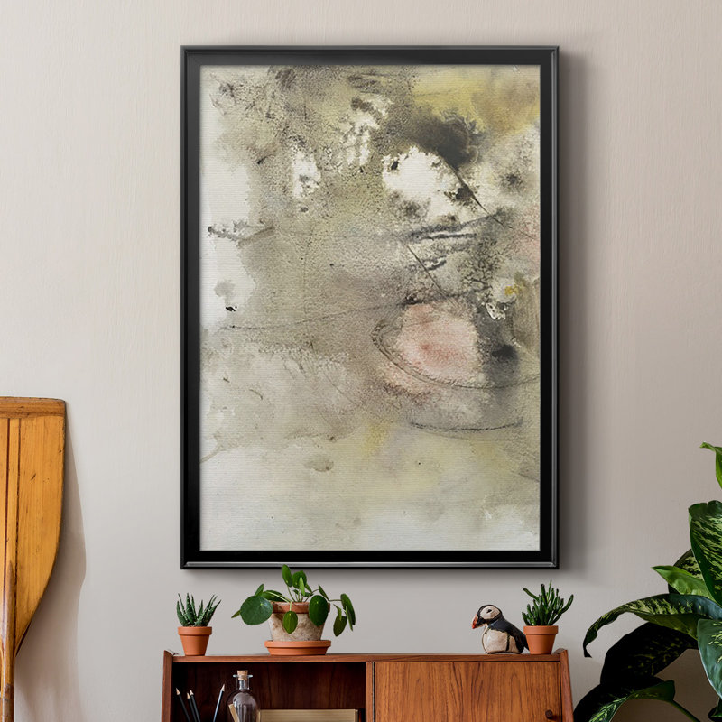 Dhruvi Soft Inspiration I - reproduction de cadre photo, H 30,5 po x l 22,5 po, Toile encadrée noire