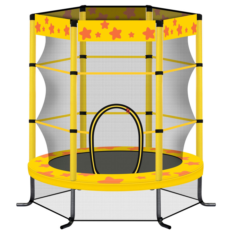 Trampoline pour enfants, Jaune