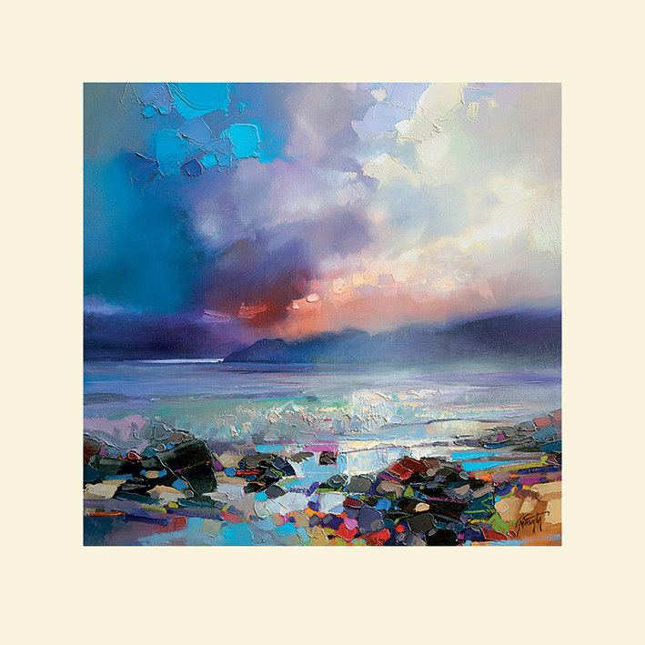 Lacuna by Scott Naismith - No Frame Painting, 40cm H x 40cm W x 1.3cm D, Yellow