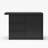 Modern 50" Wood Kitchen Island With Drawers & Cabinets, Black-1753772404