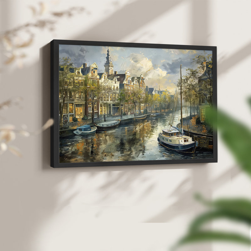 Nautical Series-CCX -Framed Print - Restickable, 8" H x 10" W, Black