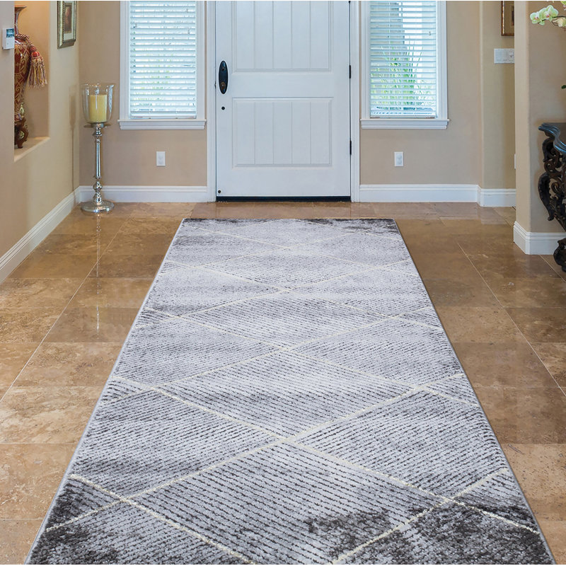 Geometric Indoor Rug, Runner 2'3" x 7'3"