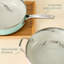 Ceramic Nonstick Saute Pan With Lid, 4 Quart, Oven & Dishwasher Safe-108806432