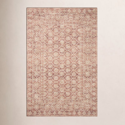Millcreek Rust Brown Hand-Tufted Wool Oriental Rug
