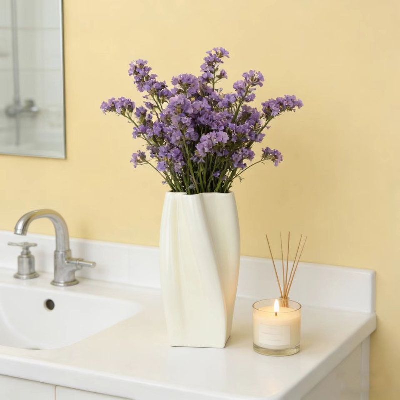   Vase Modern, Crème, crème