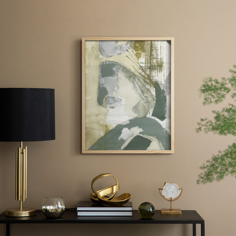 «First Sprout II», reproduction encadrée - bois massif, Naturel, H 30 po x l 24 po