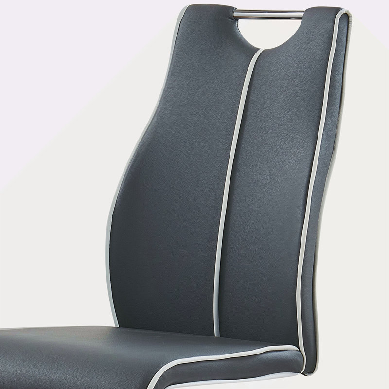 Chaises de salle à manger (ensemble de 2), Gris