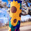Manche à air tournesols 40 po