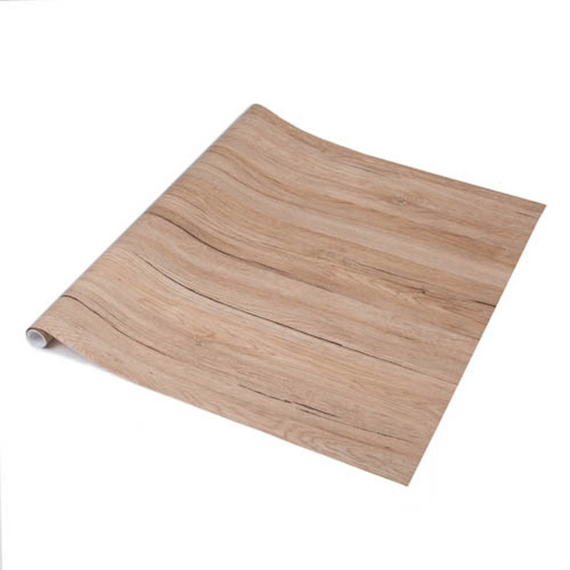 McCook 67.5cm x 2m Woodgrain Self-adhesive Vinyl Wrap for Doors and Worktops, Sanremo Oak Sand