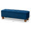 Banc de rangement avec repose-pieds Llewellyn-909470327