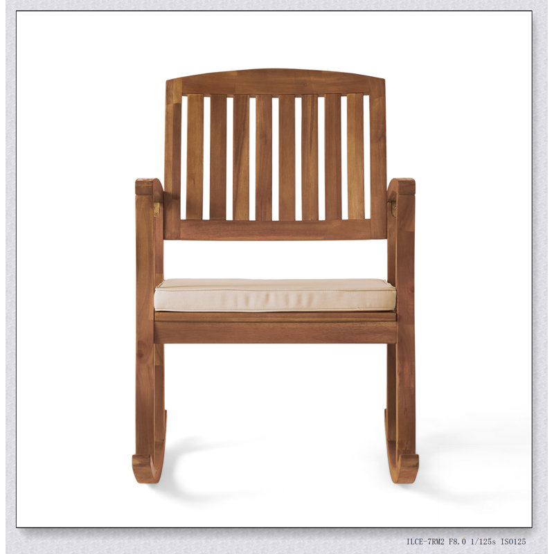ROCKING CHAIR WITH CUSHION Solid base frame, comfortable, durable, beautiful