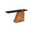 Slant Console Table, Natural/Black