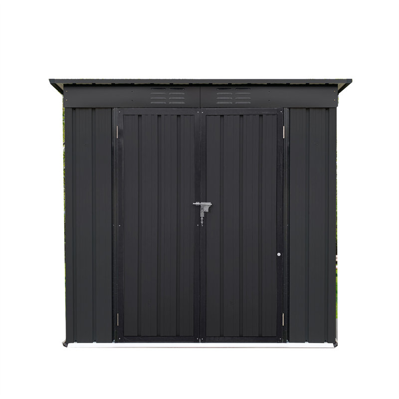 Remise de rangement en métal l 6 pi 5 po x P 4 pi