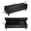 Button-Tufted Storage Bench with Legs