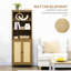 Bibliothèque avec armoire et tablettes ouvertes, grande bibliothèque (bibliothèque)