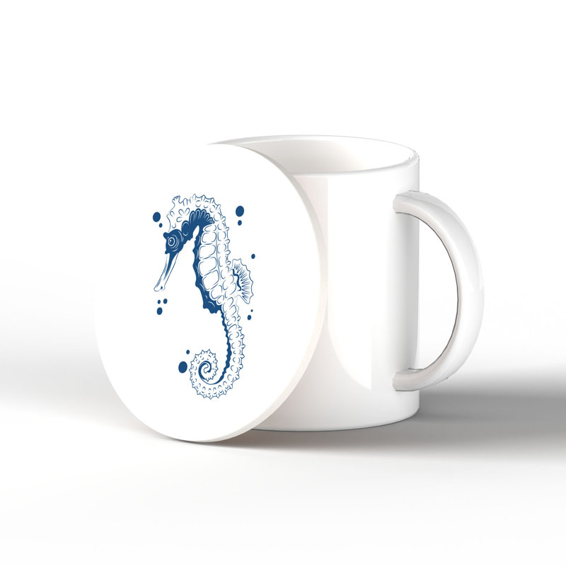 BEACH SEAHORSE 2 COASTER 100X100