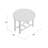 Fayette Round Foldable Outdoor Dining Table Umbrella Hole , 39.37 " W 39.37 " D