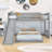 Addisun Twin over Twin L-Shaped Bunk Bed with Slide-1810638891