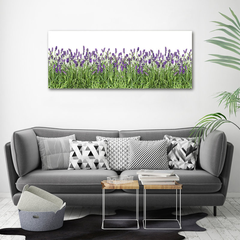 Lavender Flowers - Wrapped Canvas Print