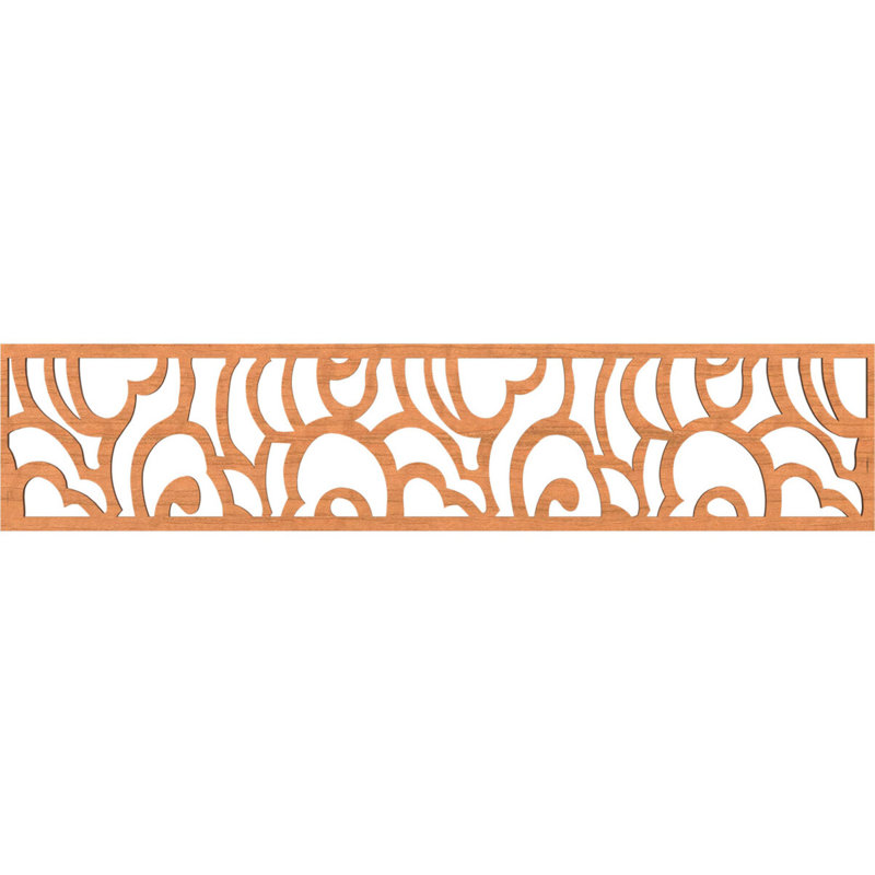 Moulure de panneau Springfield, H 10 po x l 46,75 po x P 0,25 po, Cerisier