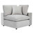 Modway Commix Down Filled Overstuffed Performance Velvet 3-Seater Sofa-1032341701