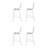 Holi Perforated Counter Stool (Set of 4)-94269185