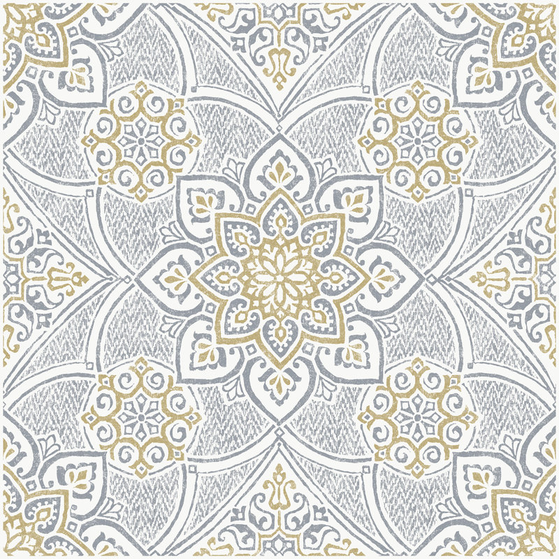 Decora Blue Peel and Stick Floor Tiles