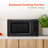 Magic Chef 0.9 Cubic Feet Countertop Microwave