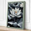 Moonlit Lotus Bloom Botanical - Wrapped Canvas-910477435-910477438