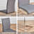 Marble-Patterned Dining Table Set for 6-1539980605-1540777257