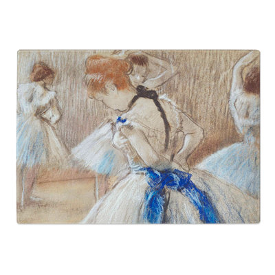 Young Ballet Ballerina Dancers by Edgar Degas Chopping Board