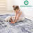 2x8 Loom & Grey/denim Abstract Area Rug, Non-shedding Stain For Home Office Eat-in Kitchen, Style, And Pet-, Medium Pile Height Rug Abstract, Home, Pet Safe, 0.28 Inches