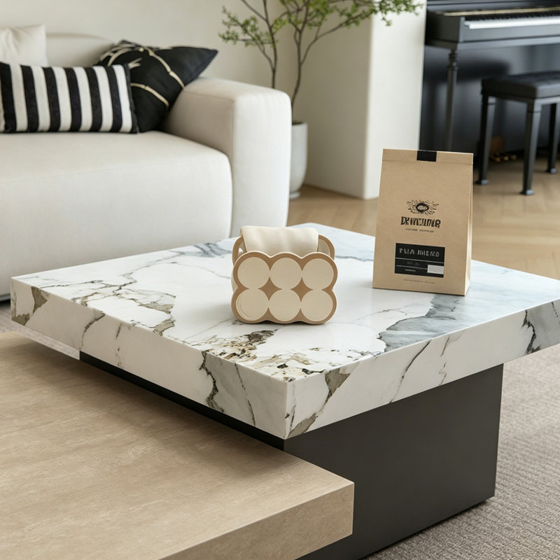 Landis, H 15,74 po x L 31,49 po x l 31,49 po, Blanc / Gris