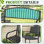 Banc de jardin en fer Efird