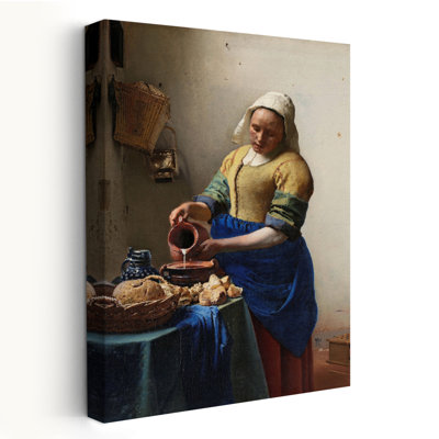 The Milkmaid, C. 1660 - musée figuratif, études, intérieurs, art
