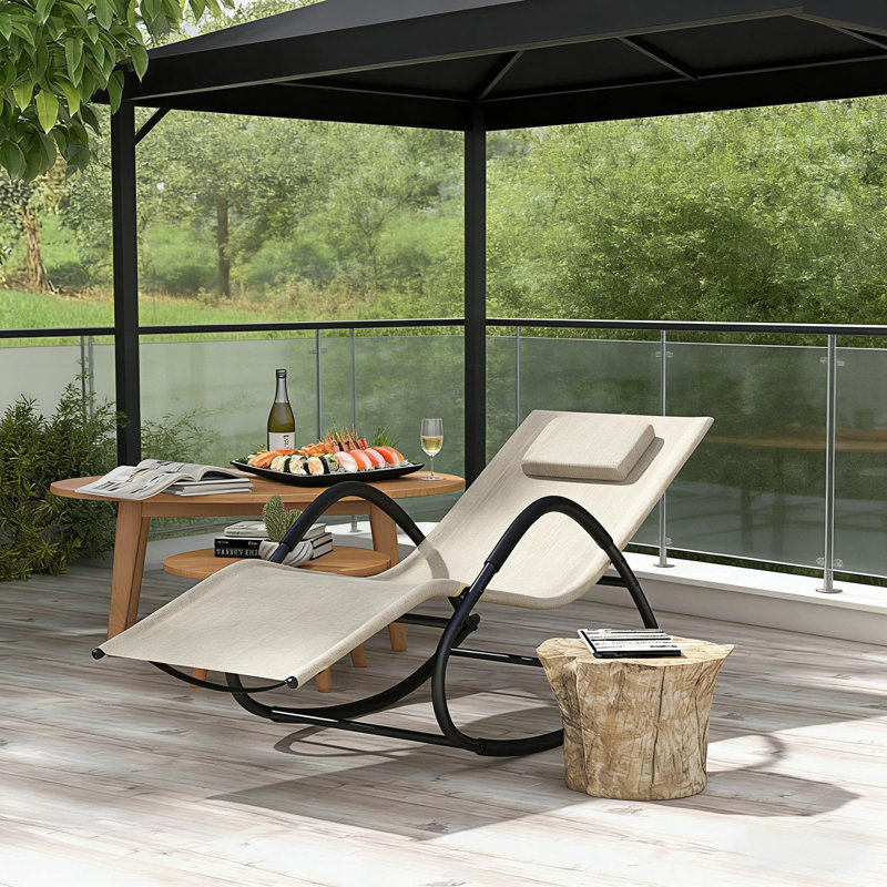 Chaise berçante d'extérieur, chaise berçante résistante