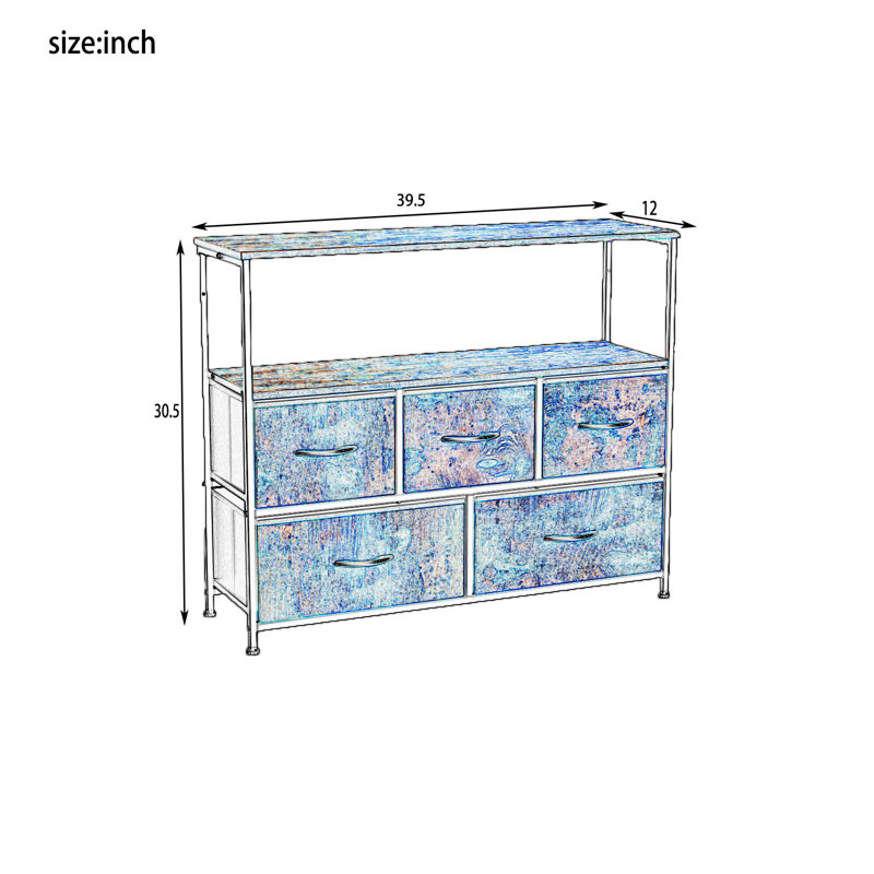 Nafatli 39.5'' Sideboard, Black