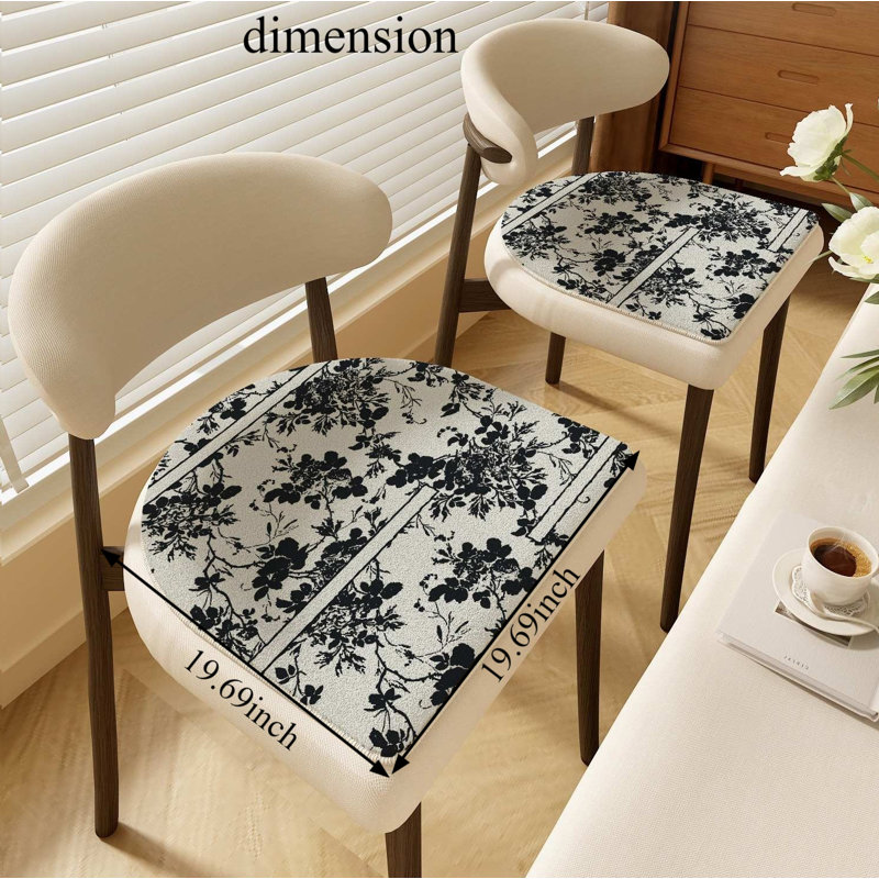 Coussin de chaise Latitude Run®, Blanc / noir
