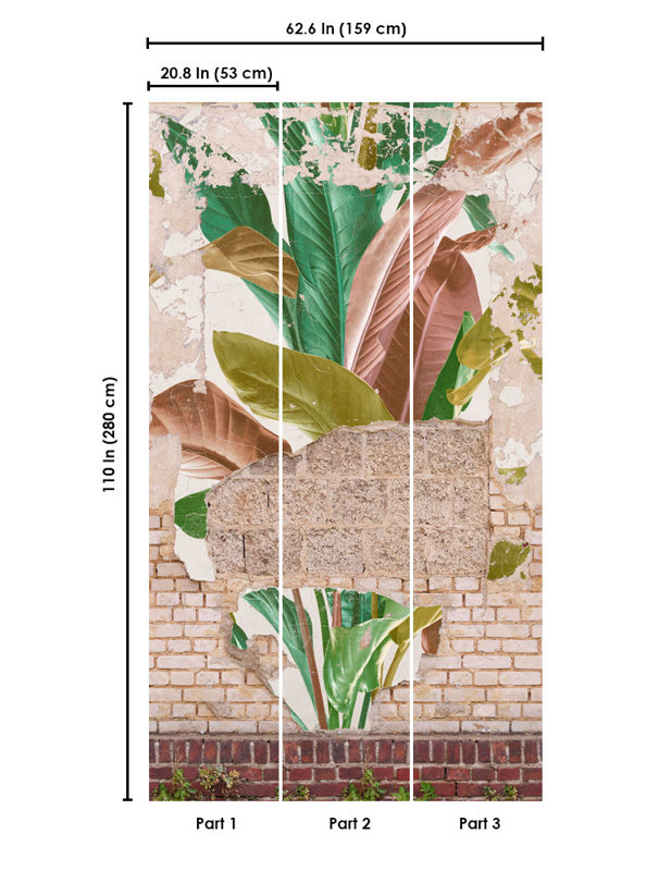 Andrue Brick Wall Mural