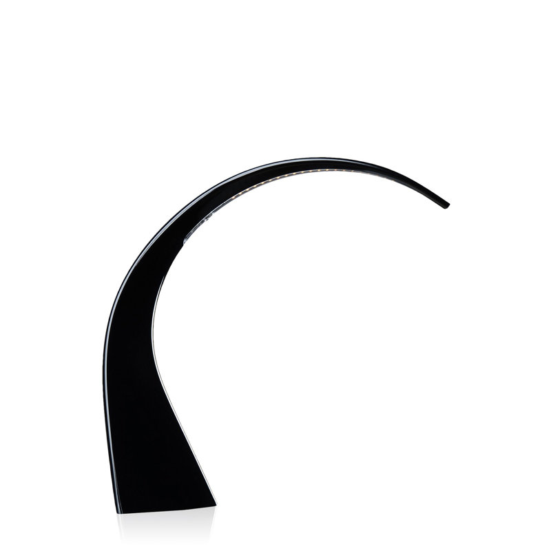 Taj LED Table Lamp, 12.6'' H X 12.2'' W X 3.74'' D, Black