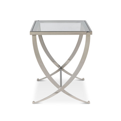 Glass End Table