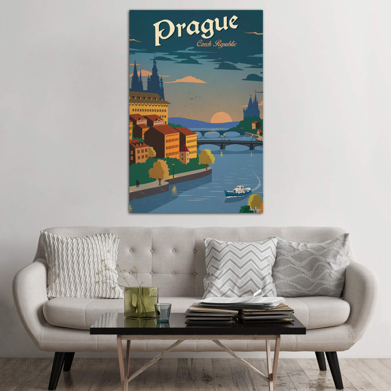 Prague by IdeaStorm Studios - No Frame Print on Canvas, 66.04 cm H x 45.72 cm W x 1.91 cm D